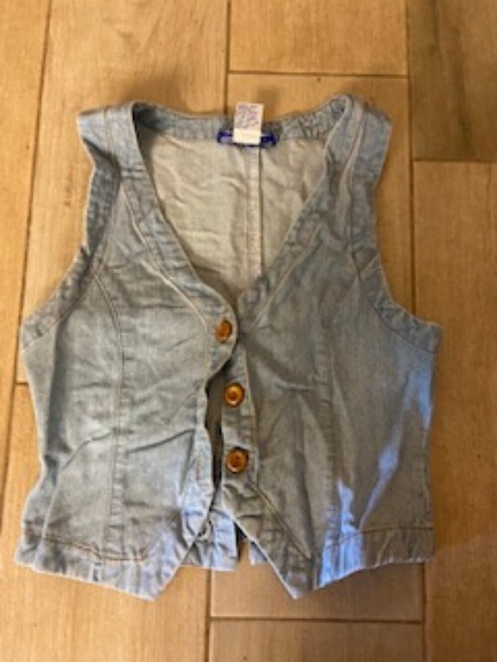Vintage Women's Denim Vest Top